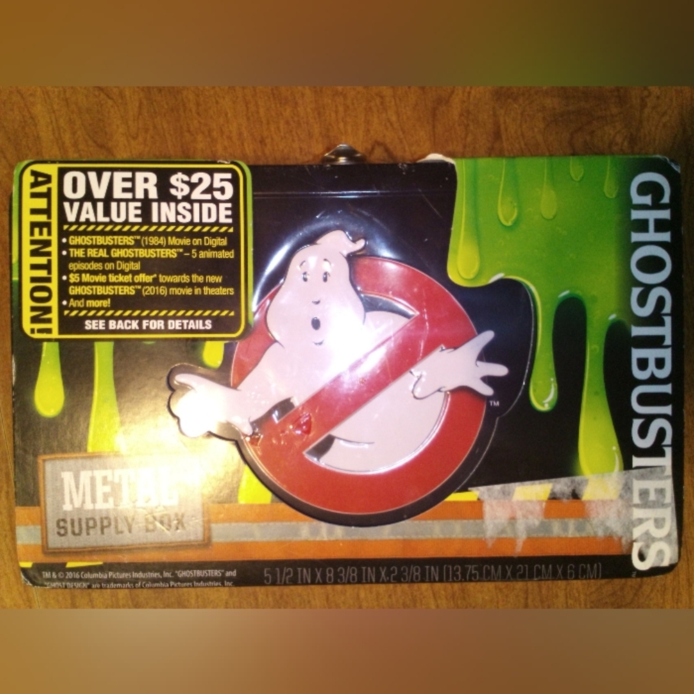 Ghostbusters Metal Supply Box Sealed